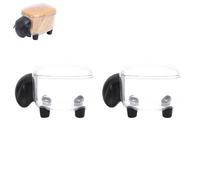 Qtip Holder, 2Pcs Cotton Swab Holder Qtip Container with Lid Cute Sheep Vanity Organizer Canister Toothpick Storage Case Organizer for Home (Black)