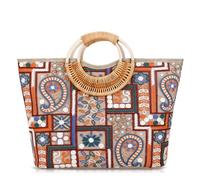 QTKJ Straw Beach Bag for Women, Large Capacity Tote Bag, Handbag for Vacation, Travel, Daily(Styles 569