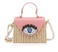 QTKJ Straw Beach Bag for Women, Tote Bag, Handbag for Vacation, Travel, Daily(Styles 603
