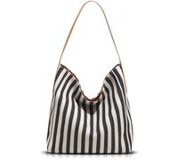QTKJ Streaks Canvas Bag, Large Capacity Tote Bag, Handbags for Women Vacation, Daily Matching(Style 532)