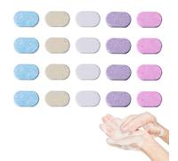 Qtksceadlnce 20 PCS Hand Soap Refill Tablets, Eco-Friendly Sustainable Foaming Hand Wash Refill Foam Soap Handwash Effervescent Tablets Variety Fragrance Pack for Bathroom Kitchen Office Gym 5 Scent