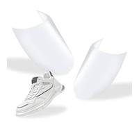 QTMMC 12 Pairs Shoe Tree Plastic Shoe Stretchers Crease Protectors Shoe Shaper Clear Boot Inserts Stretchers Maintain Shape Guards Fit for Men Women Adult Kids Shoes All UK Sizes