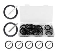 QTMMC 60 Pcs Replacement Pin and O-Ring Set 4mm Impact Ring and 3x25mm Socket Pins for 1/2" Impact Socket Scaffolders for Impact Wrench Pressure Seal Washer No Rubber Scaffold Gun Pins 30 Pairs