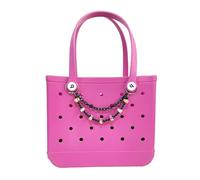 QTMY Beaded Chain Bag Charms for Bogg Bag Accessories Rubber Beach Bag, Boho Purse Charms,841-1