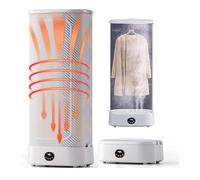 QTQHOME Automatic Ironing Machine,Portable Wireless Vertical Steam Iron,1000W Automatic Clothes Drying Rack with Remote,Hanging Garment Steamer,for Clothes Fabric,One-key Care,Quick-Drying Steam