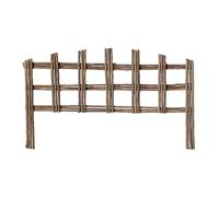 QTQHOME Natural Willow Garden Edging, Flower Bed Edging Borders for Yard Landscape Garden Patio Outdoor Decor, No Dig Fencing(23.62 * 13.78in, E)