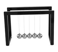 Qtrednrry Balls Cradle Balance Ball Newtons Pendulum Ornaments Home Decorations Desk Decoraction Toy Gift Black