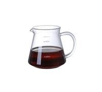 Qtuie Coffee Jug Server Heat-Resistant Glass Transparent Coffee Pot 600ml Slender Coffee Carafe Filter Pots with Handle Serving Jugs for Cuisinart Coffee Maker