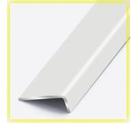 QTWLG 35" Stair Nosing Strip Outdoor Stair Edge Protector L-Molding Stair Edging Non-Slip Step Edge Trim Strips For Wood/Vinyl/Tile Stairs(White,12 * 28mm-90cm)