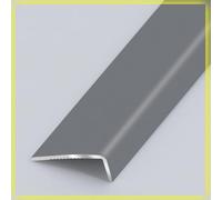 QTWLG 35" Stair Nosing Strip Outdoor Stair Edge Protector L-Molding Stair Edging Non-Slip Step Edge Trim Strips For Wood/Vinyl/Tile Stairs(Gun grey,20 * 35mm-90cm)