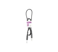 qtx 1.5 m 6.3 mm Mono Jack to 6.3 mm Mono Jack Speaker Lead - Black