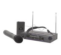 Qtx VHF handheld + neckband wireless system 173.8 + 174.8MHz