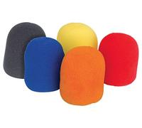 QTX 188.013 Microphone Windshield - Assorted Colors (Pack of 5)