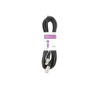 Qtx 190.082UK audio cable 6 m XLR (3-pin) Black