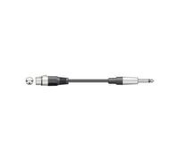 Qtx 190.086UK cable gender changer XLR 6.3 Mono Jack Plug Grey