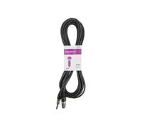 Qtx 190.087UK audio cable 6 m XLR (3-pin) 6.35mm Black