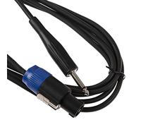 qtx 3 m 6.3 mm Mono Jack to SPK Plug Speaker Lead - Black
