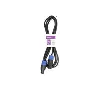 Qtx 190.179UK audio cable 3 m Speakon Black