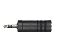 QTX Adaptor 3.5mm Stereo Jack Plug - 6.3mm Stereo Jack Socket