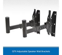 QTX Adjustable Speaker Wall Brackets