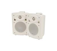 QTX Amplified Stereo Speaker System - QR5W Active ABS Spk 5in White