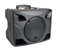 QTX | DELTA-200 Performance Portable PA Unit | Mains or Rechargeable use, 2 x Wireless mics, powerful 200W output, Bluetooth Receiver