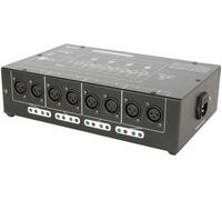 QTX DMX-D8 8 Way DMX Booster & Distributor With LED Data Indicators