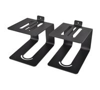 QTX | Solid Metal Desktop Speakers Stands | Supplied as a Pair