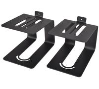QTX | Solid Metal Desktop Speakers Stands | Supplied as a Pair