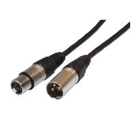 Qtx 190.082UK audio cable 6 m XLR (3-pin) Black