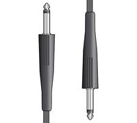 qtx 3 m 6.3 mm Mono Jack to 6.3 mm Mono Jack Speaker Lead - Black