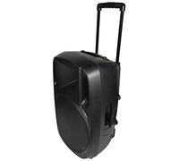 QTX/Full Range 15" PA Speaker with retractable Trolley Handle, 35mm Pole mount & 300Watts Max Output