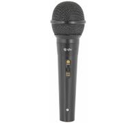 QTX Handheld Dynamic Microphone Professional Vocal & PA Microphone with XLR to 6.3mm Jack Lead Clear Sound, Durable Build & Easy On/Off Control for Singing, Speech & Stage Use