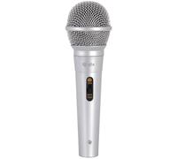 QTX Handheld Dynamic Singing Microphone Silver