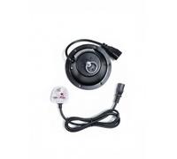 QTX Heavy Duty Mirror Ball Motor 230V Mains Powered Quiet Rotating 5kg Load Motor for 50cm Mirror Balls Smooth Electric Rotation for Disco, Party, Stage, DJ & Home Lighting Effects