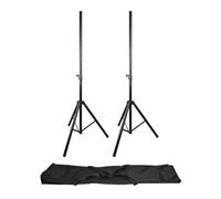 QTX Heavy Duty Speaker Stand Kit with Carry Bag