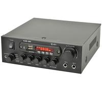 qtx KAD-2BT DIGITAL STEREO MULTI-FUNCTIONAL AMPLIFIER CLASS D WITH BLUETOOTH 55W BUILT-IN MEDIA PLAYER, USB & SD INPUT & FM RECEIVER 3.5MM LINE DOMESTIC/COMMERCIAL USE