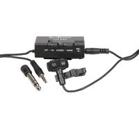 qtx Mini Stereo Tie Clip/Lapel Condenser Microphone