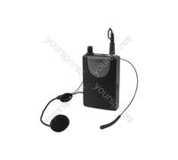 QTX Headset Microphone for QTX & Adastra Portable PA Units UHF 863.8MHz