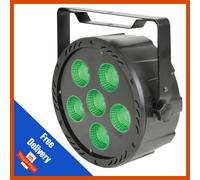 QTX PAR180 High Powered 6x Cob PAR Can Uplight DJ Lighting | 180Watt Par Can
