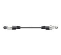 QTX Professional DMX Lighting Leads XLR Plug to Socket 10.0m