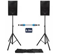 QTX QUEST PA Setup with Stands (10in Driver)