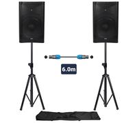 QTX QUEST PA Setup with Stands (15in Driver)