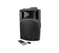 QTX QX15PA-Plus 15 PA Speaker With Wireless Microphones