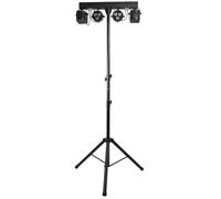 QTX | Recharge DJ : The Complete Rechargeable Party Effects Bar With Lights, Stand, Wireless Remote & Bags