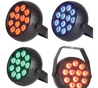 QTX Rechargeable Mini LED PAR Light Auto Beam Mini Parties Events DJ Karaoke