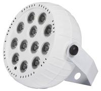 QTX | Rechargeable Mini LED PAR Light Powerful 12 x 1.5W LEDs & Up to 6 Hours Life from One Single Charge | White