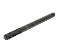 qtx SG300 Short Shotgun Microphone Supplied with Camera Mount & More, Black