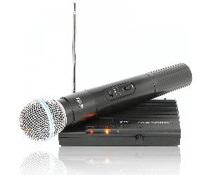 QTX Single VHF Wireless Radio Microphone System 50M Range 174.5Mhz Mic