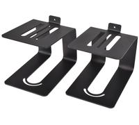QTX | Solid Metal Desktop Speakers Stands | Supplied as a Pair